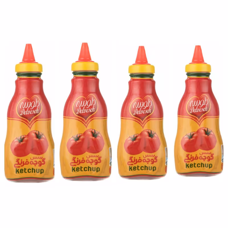 سس گوجه فرنگی دلوسه - 400 گرم بسته 4 عددی