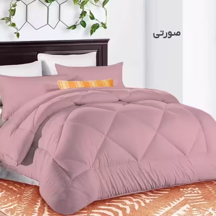 سرویس روتختی چیداری مدل تک رنگ دو نفره  رنگ صورتی