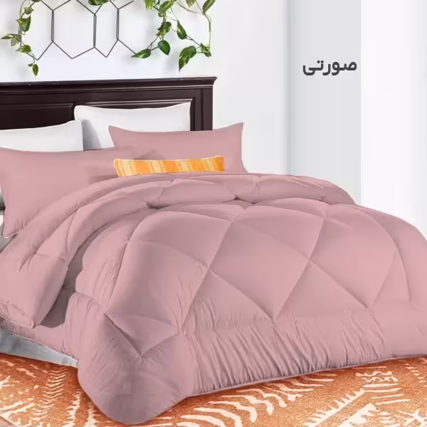 سرویس روتختی چیداری مدل تک رنگ دو نفره  رنگ صورتی