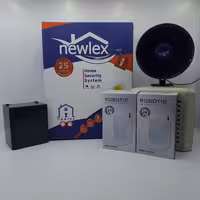 پک دزدگیر  سیم کارتی نیولکس به همراه چشمی دو عدد چشمی بی سیم روبوتیک کد 3010