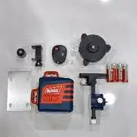 تراز لیزری چهاربعدی نور سبز المکس همراه با 24 ماه ضمانت