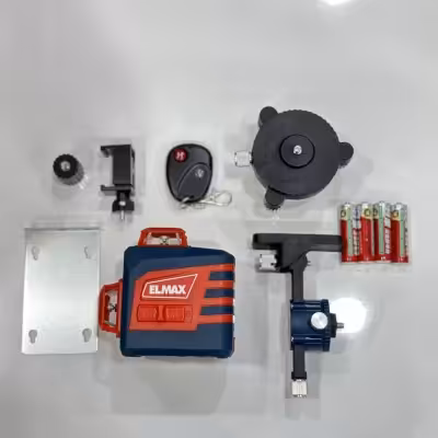 تراز لیزری چهاربعدی نور سبز المکس همراه با 24 ماه ضمانت