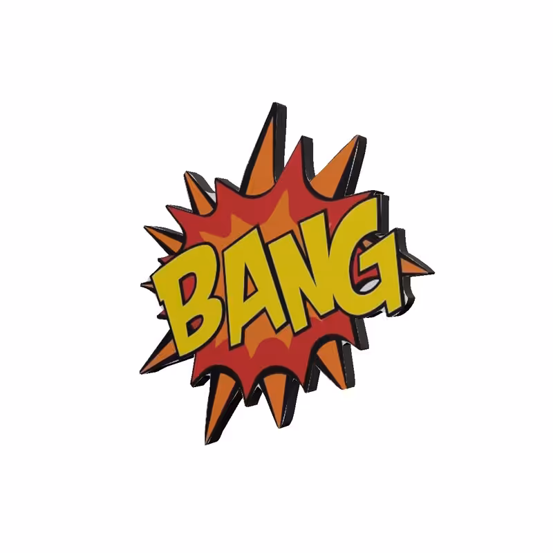 استیکر طرح Bang کد 199