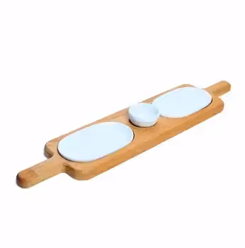 ظرف چوبی سرو میگو و فینگر فود