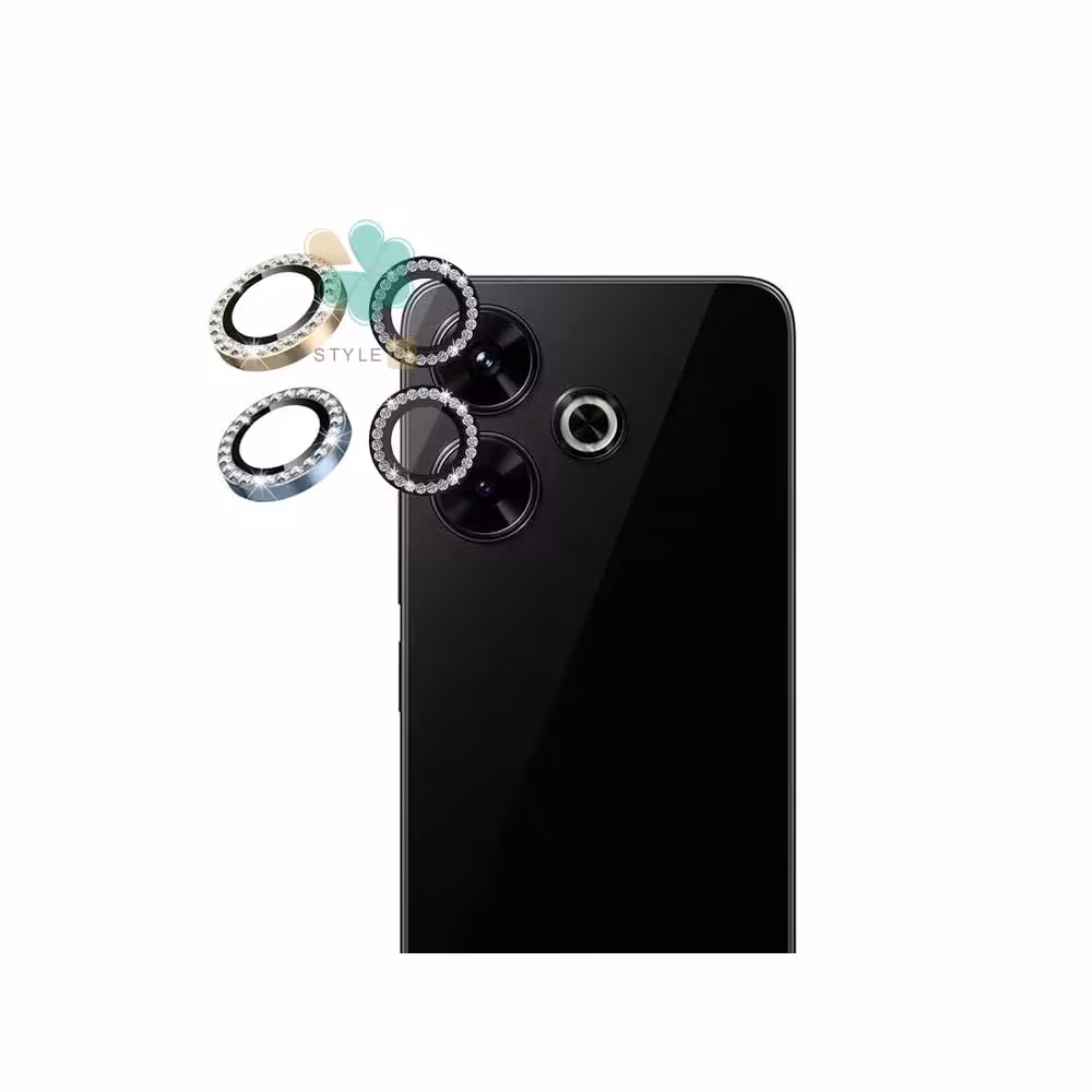 محافظ لنز گوشی نگین دار مناسب Xiaomi Redmi 13