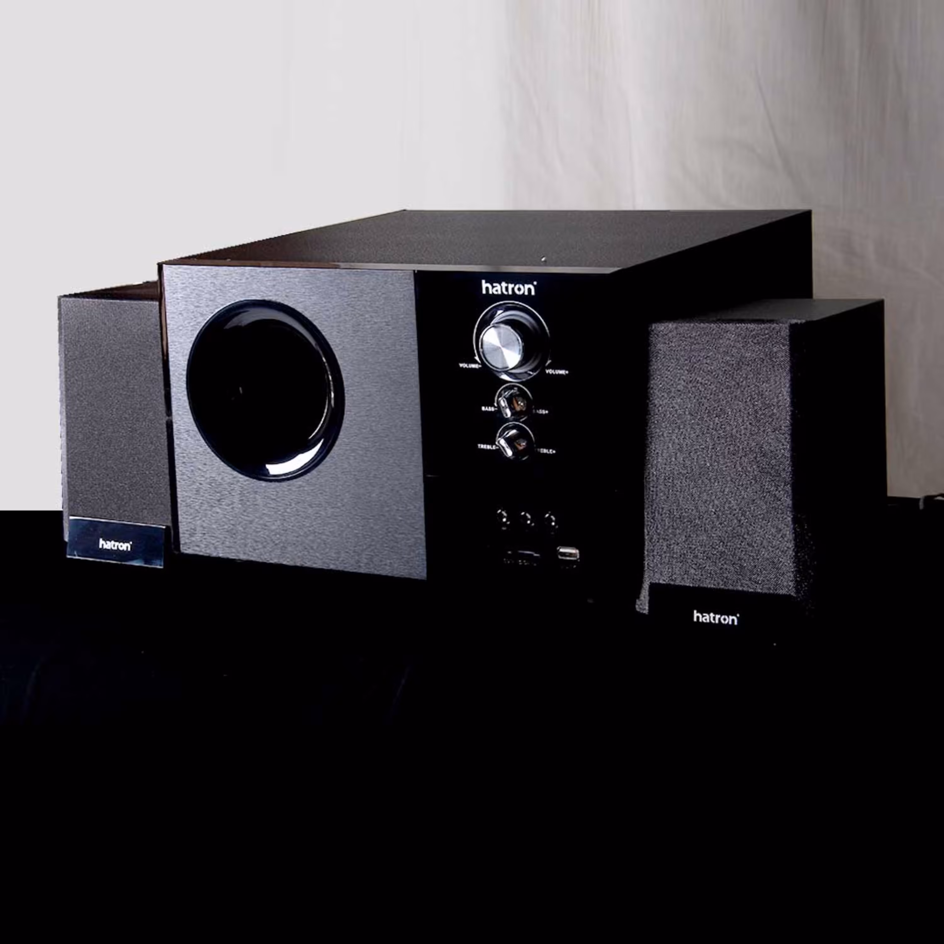 اسپیکر 3 تیکه بلوتوثی رم و فلش خور هترون Hatron HSP310