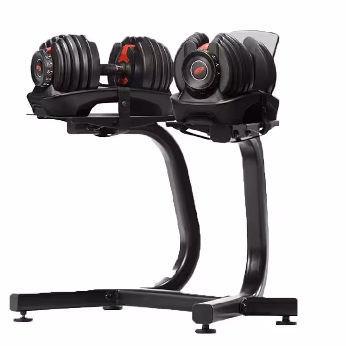 دمبل جفت با پایه بوفلکس 25 کیلویی BOWFLEX