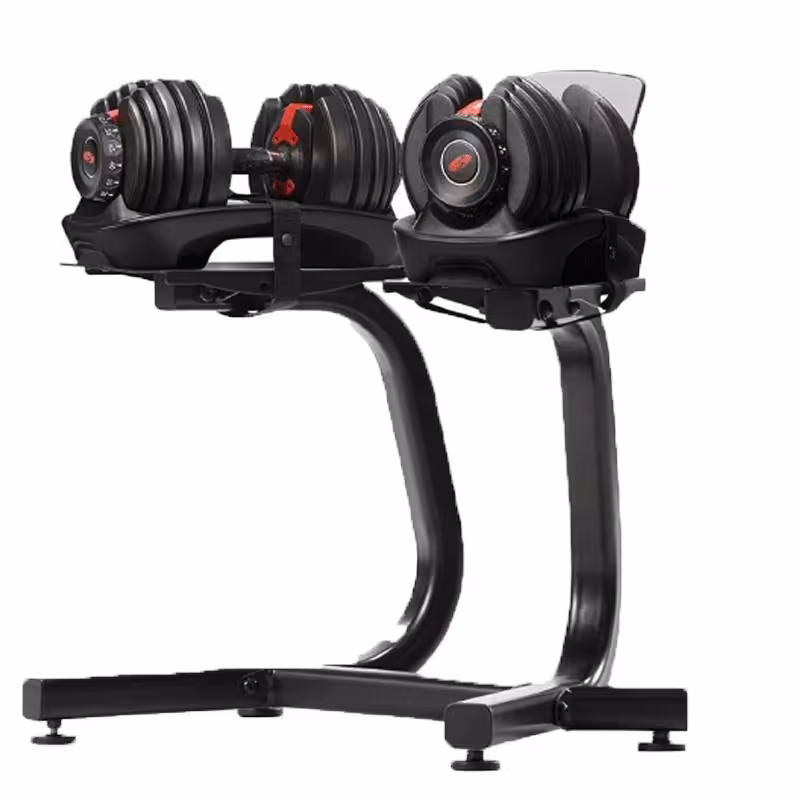 دمبل جفت با پایه بوفلکس 25 کیلویی BOWFLEX