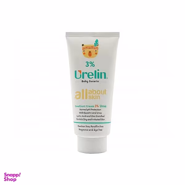 کرم مرطوب کننده کودک اورلین (Urelin) مدل اوره حجم 100 میلی لیتر