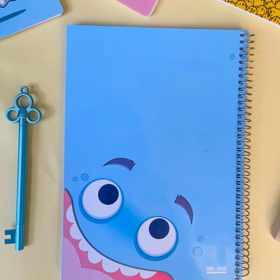 لوازم تحریر فانتزی دفتر مشق 50 برگ طرح ایموجی