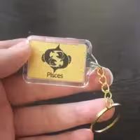 جاکلیدی روکش طلا با جعبه و شناسنامه 