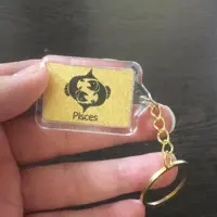 جاکلیدی روکش طلا با جعبه و شناسنامه 