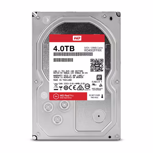 هاردديسک اينترنال Western Digital سري قرمز مدل Red Pro WD4002FFWX ظرفيت 4 ترابايت - فروشگاه اینترنتی طیف سنتر