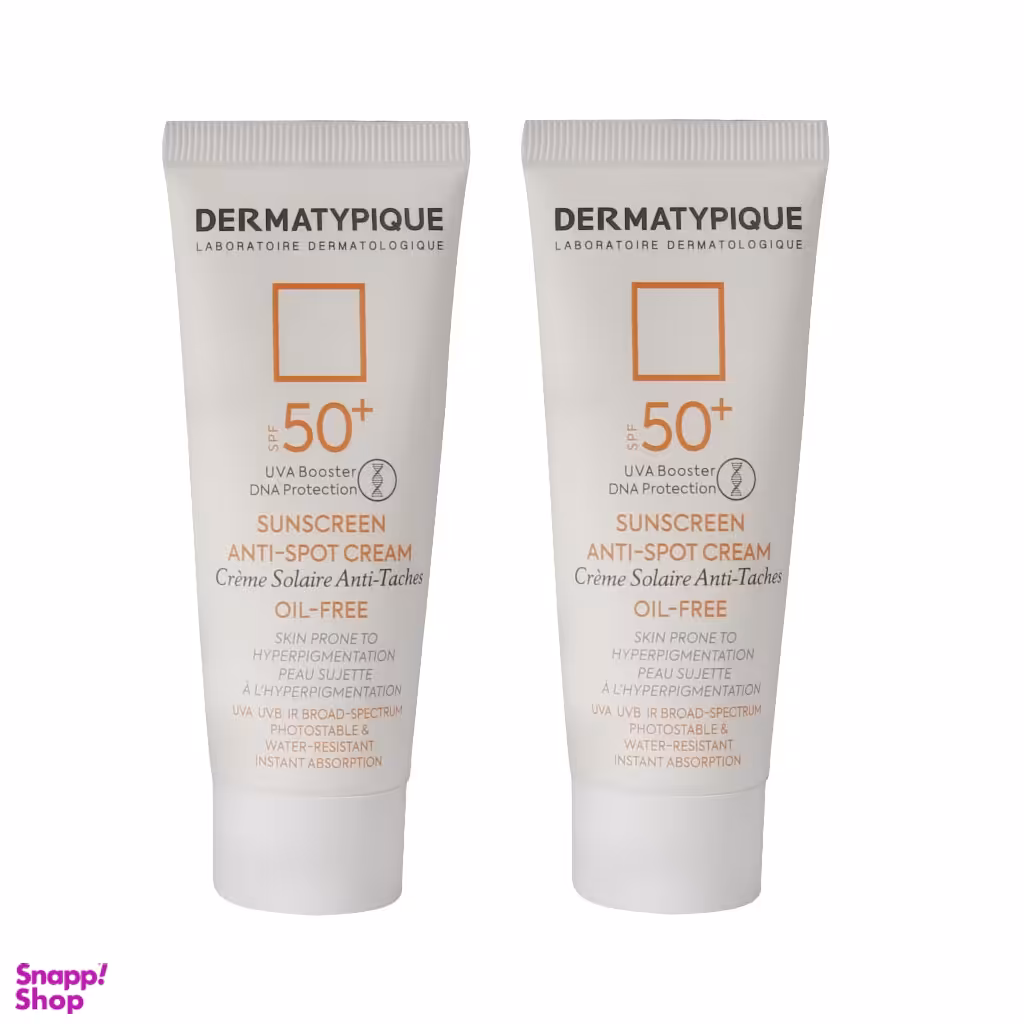 کرم ضد آفتاب درماتیپیک (Dermatypique) مدل روشن کننده با spf50 حجم 40 میلی‌لیتر مجموعه 2 عددی