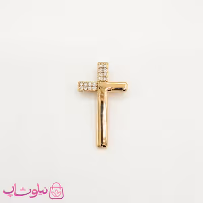 پلاک زنانه ژوپینگ مدل صلیب ساده کد 891