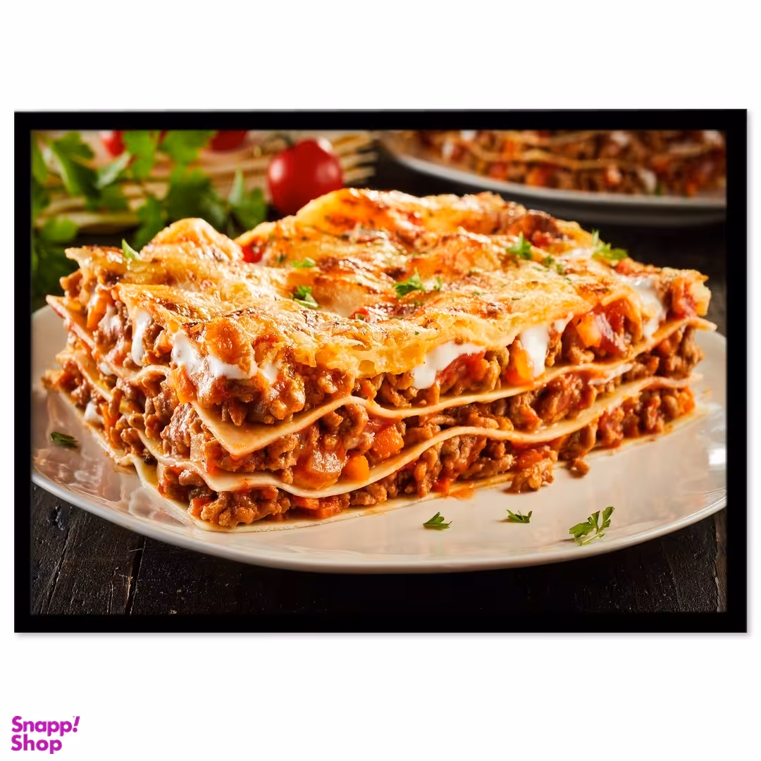 تابلو نوری بکلیت طرح فست فود لازانیا مدل B-S1086