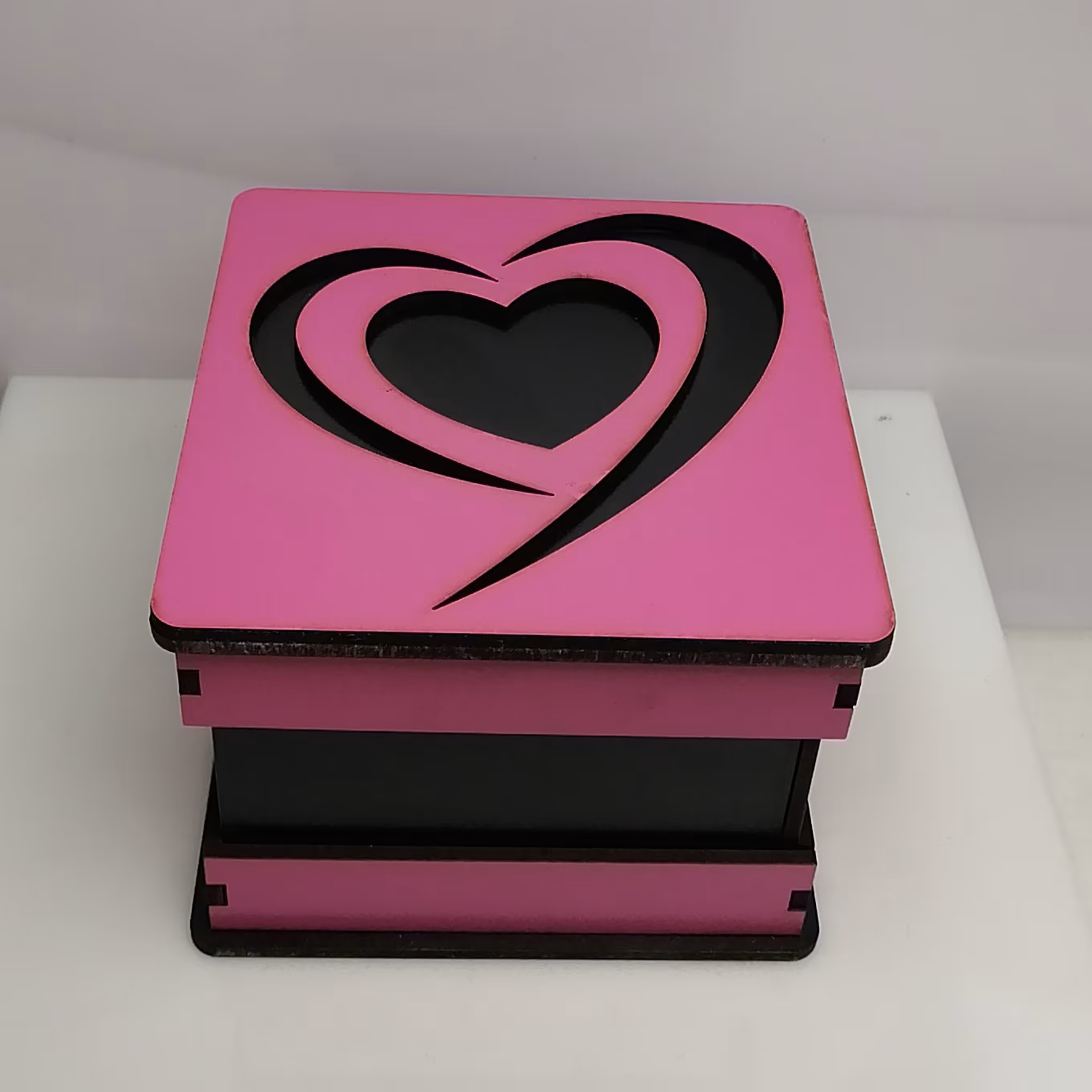 جعبه ساعت یا کادویی چوبی 