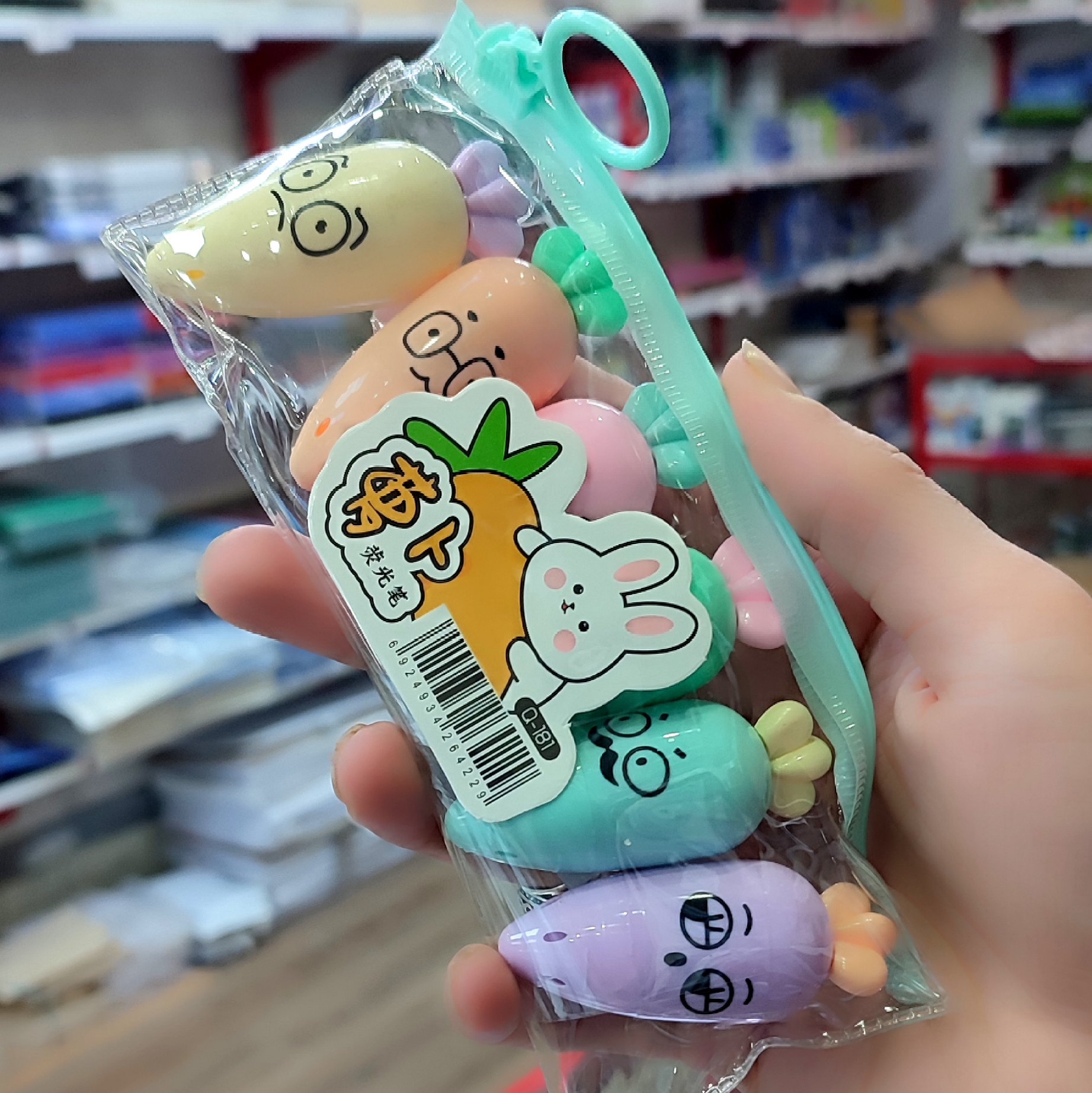 ماژیک فسفری هویج مدل استیکر 