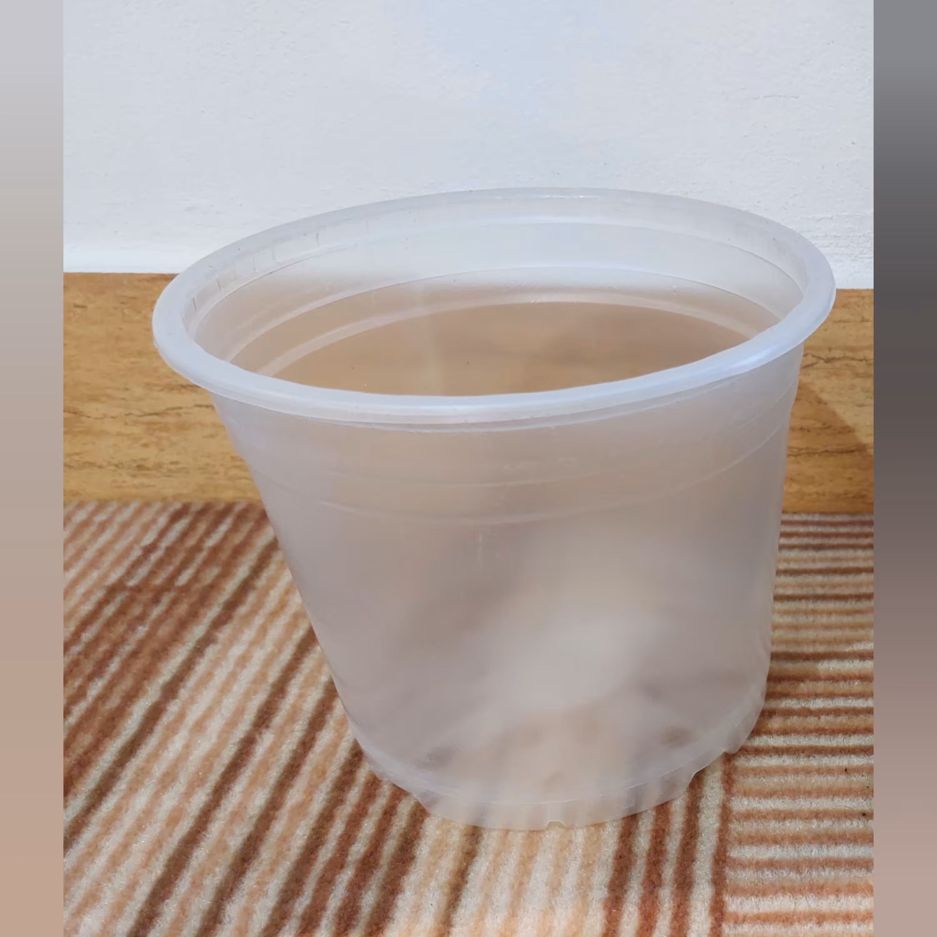 پک 5تایی گلدان ژله ای شفاف اندازه دهانه 19