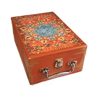جعبه هدیه مدل چمدان چوبی سنتی