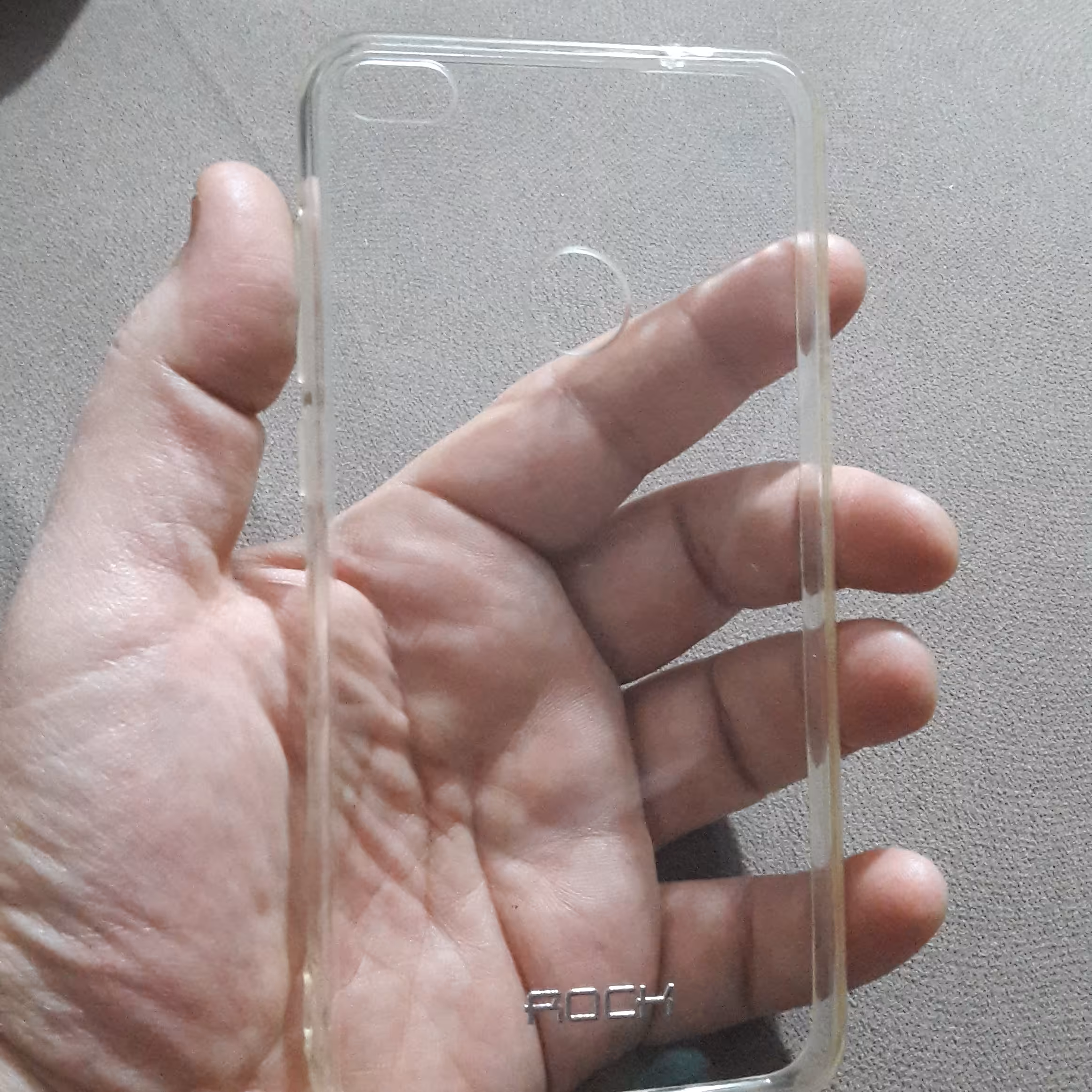 قاب ژله ای شیشه ای برند راک هواویP8lite2017