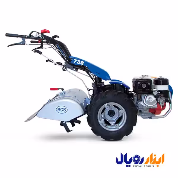تراکتور دوچرخ BCS 738 ایتالیا با موتور 7 اسب گازوئیلی
