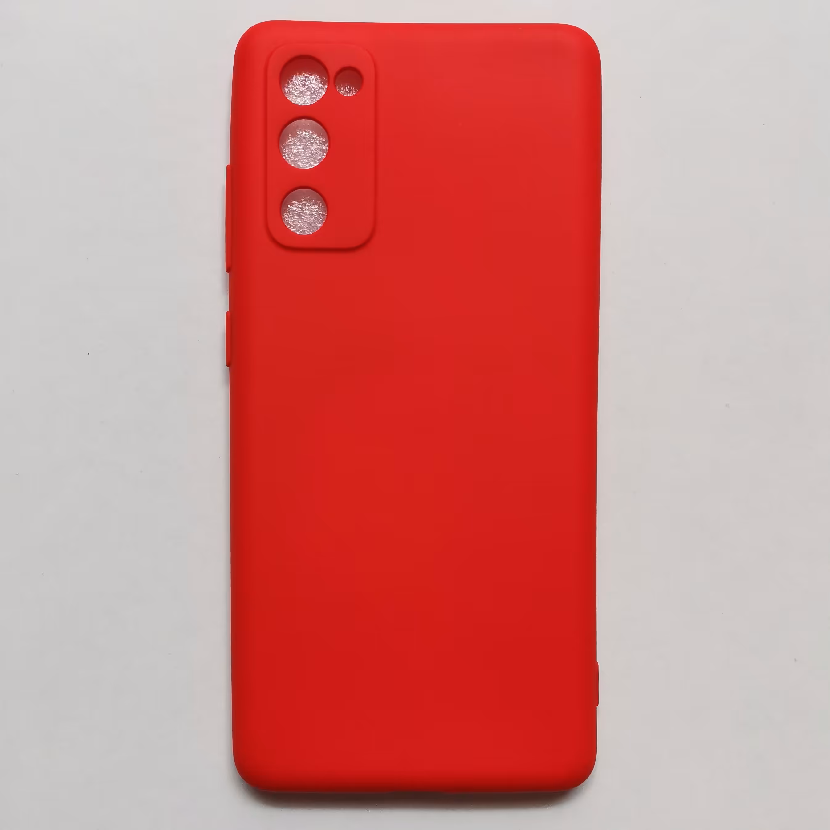 قاب سیلیکونی قرمز مناسب گوشی سامسونگ S20 fe