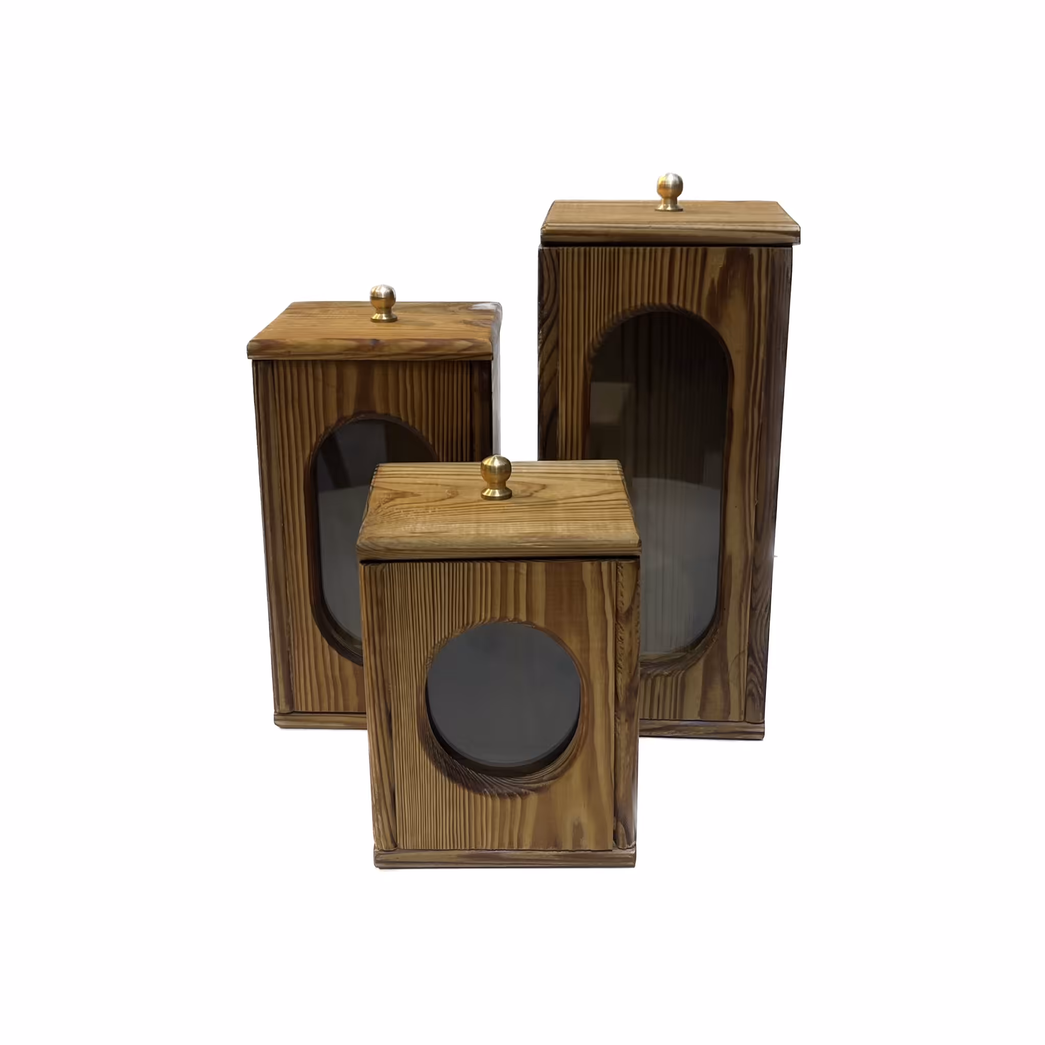 بانکه حبوبات چوبی