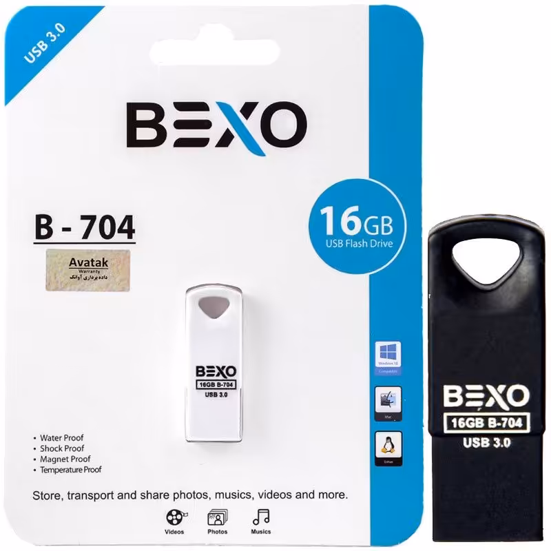 فلش 16 گیگ Bexo B-704 USB3.0

با گارانتی مادام العمر 