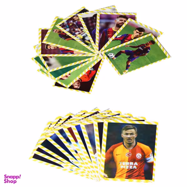 بازی فکری مدل کارت فوتبال کد EUFA CP 14 مجموعه بیست عددی