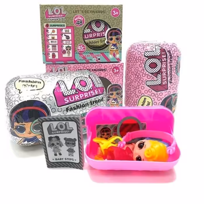 شانسی ال او ال سوپرایز نقره,طلایی,صورتی