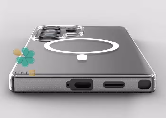 قاب گوشی شفاف مگ سیف دار برای Samsung Galaxy S25 Ultra