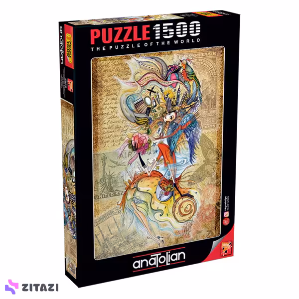 پازل 1500 تکه آناتولین مدل Circassian Girl Traveling the World کد 4560