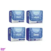 نوار بهداشتی پنبه ریز مدل شبانه بسته ۱۰ عددی مجموعه 4 عددی