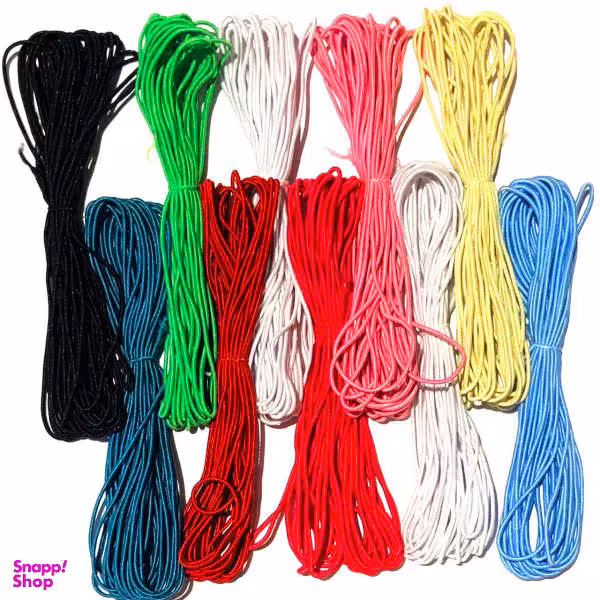 کش قیطان رنگی کد 010 بسته 10 عددی 100 متر