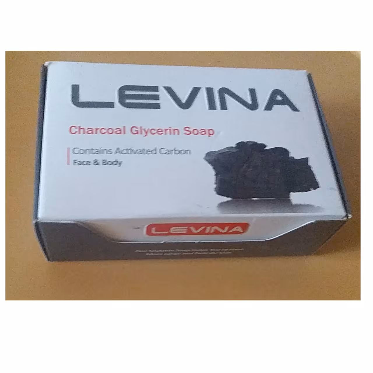 صابون گلیسیرینه ذغالی 120 گرم حاوی کربن فعال