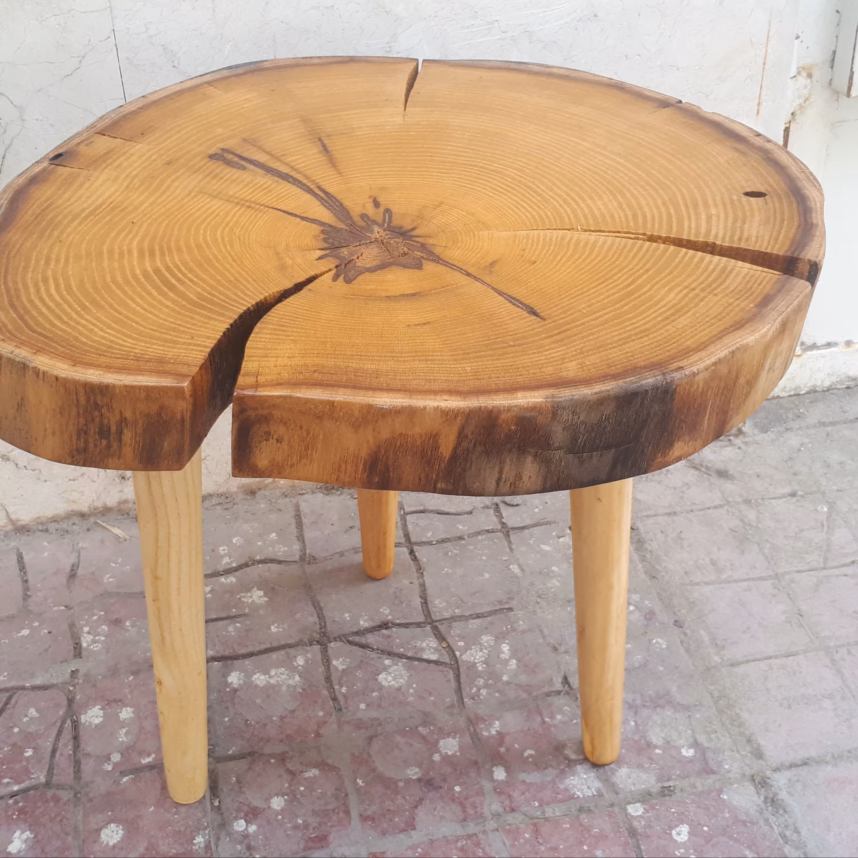  انواع میز عسلی و جلو مبلی چوبی  در اندازه های مختلف 