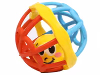 جغجغه توپی سیلیکونی منعطف نوزادی (سایز کوچک)