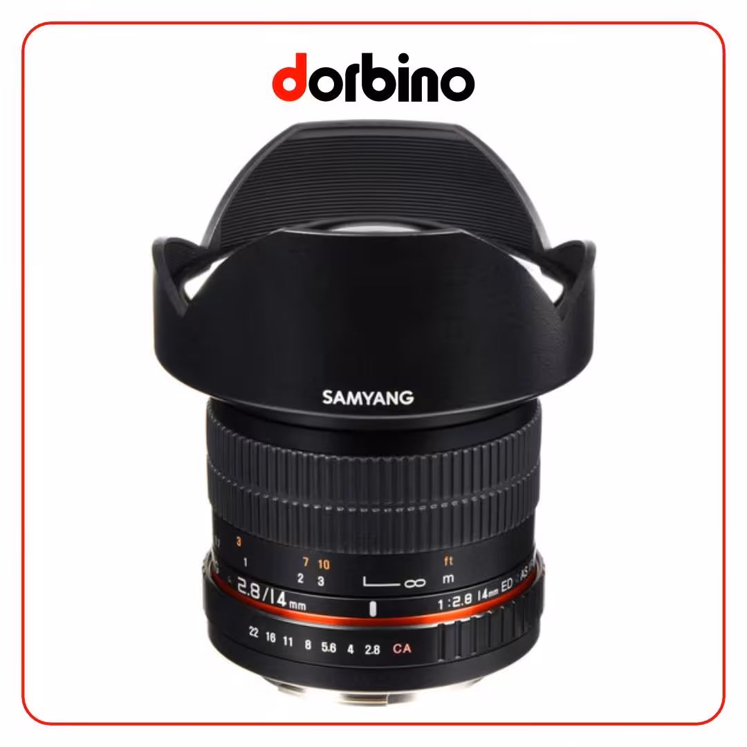 لنز سامیانگ Samyang 14mm f/2.8 ED AS IF UMC Lens for Canon EF - فروشگاه دوربین دوربینو