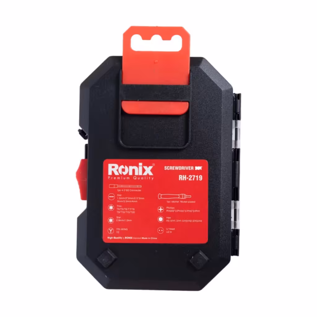 پیچ گوشتی جغجغه ای ساعتی رونیکس مدل RH-2719 بسته 37 عددی - کالاوما