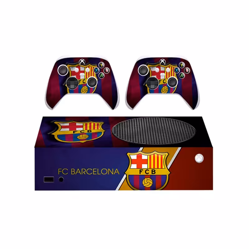 اسکین(برچسب)Xbox series s-طرح تیم بارسلونا-کد1-سفارشی