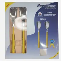 قاشق بستنی خوری گرد رنگی نیوهوم