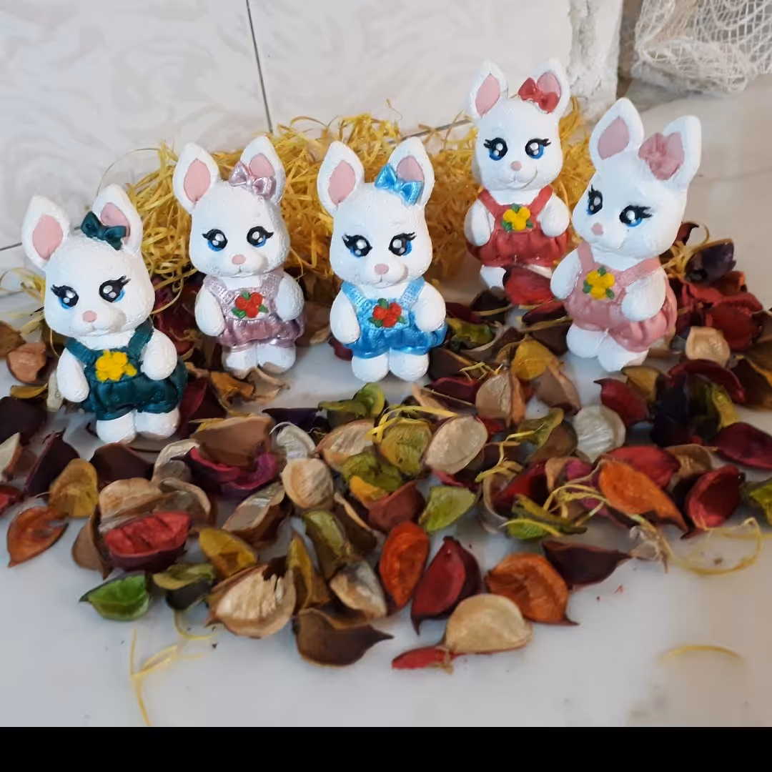 مجسمه گچی خرگوش