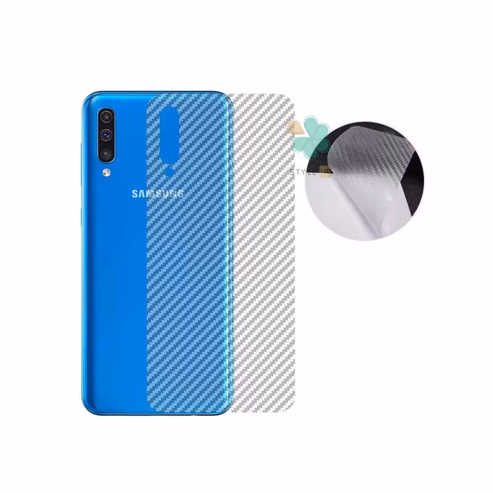 برچسب نانو پشت کربنی گوشی مناسب Samsung Galaxy A50