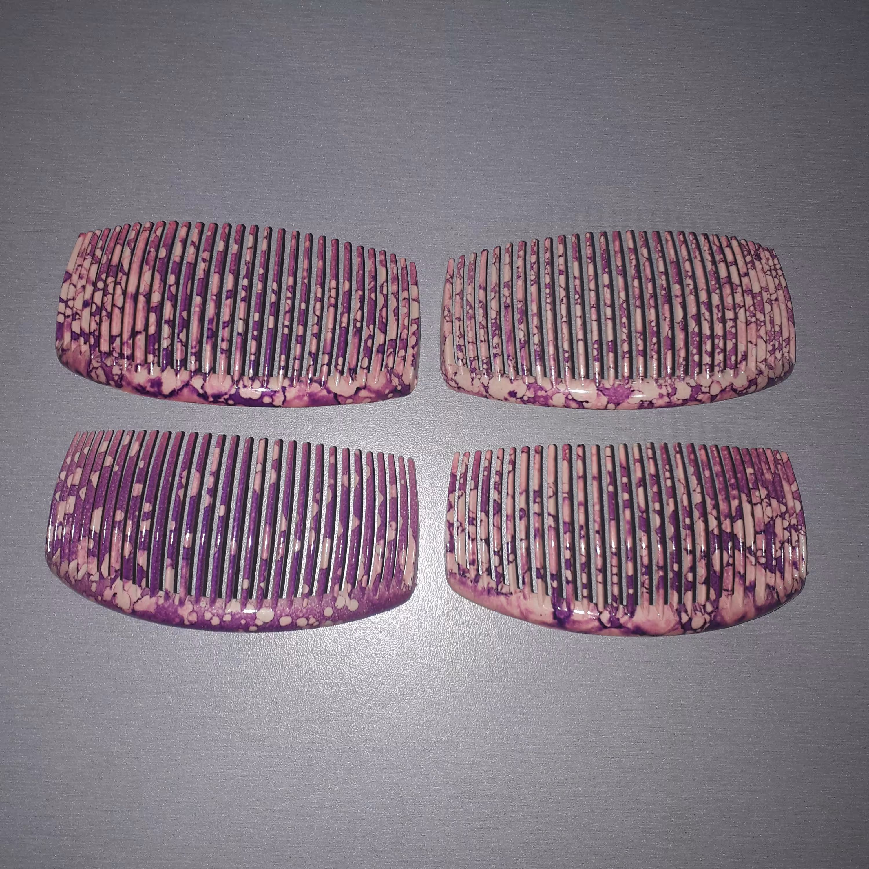 شانه سر زنانه بسته4 عدد بزرگ