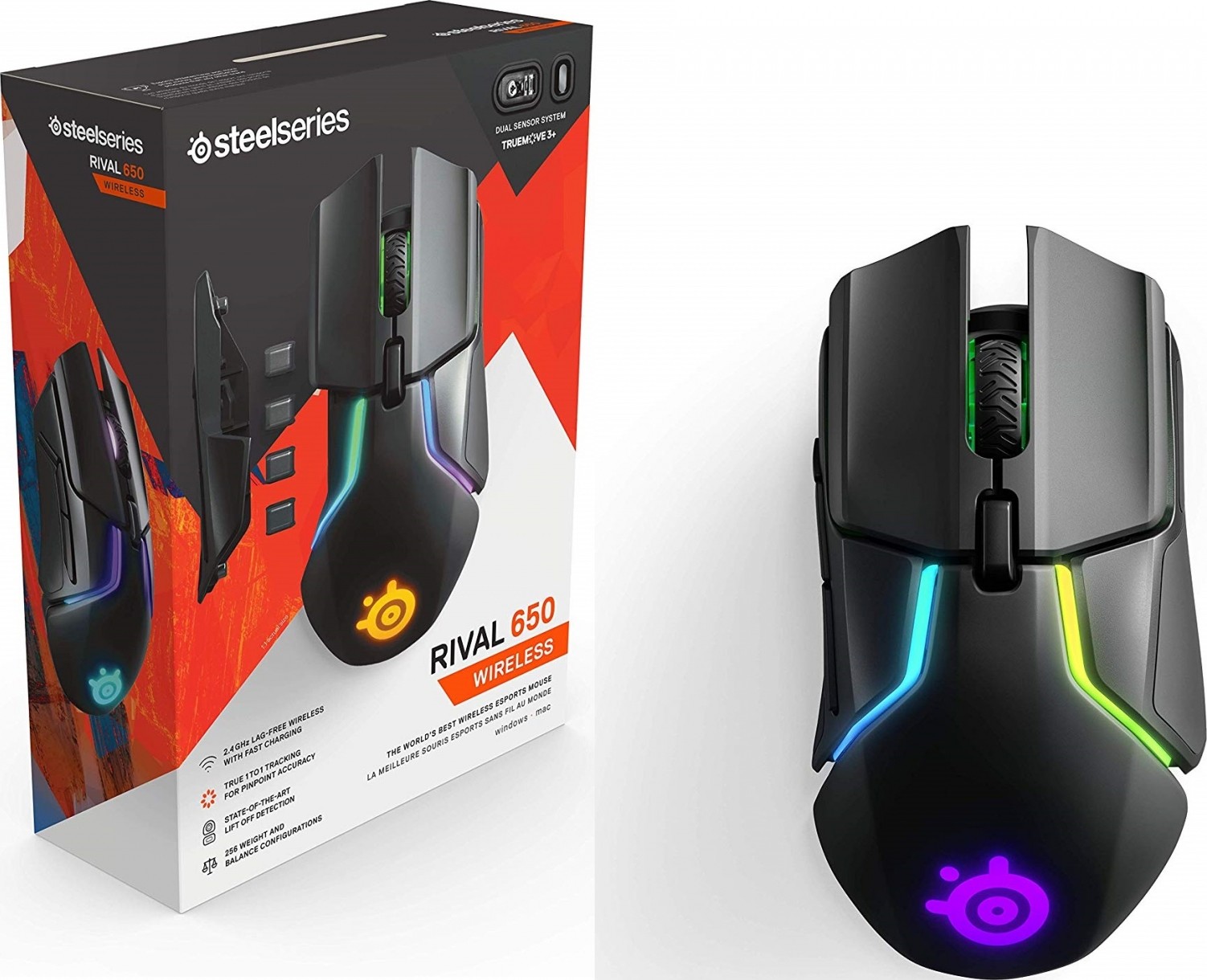 خرید موس SteelSeries RIVAL 650 با بهترین قیمت