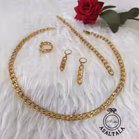 ست کارتیر( گردنبند گوشواره  دستبند  انگشتر )