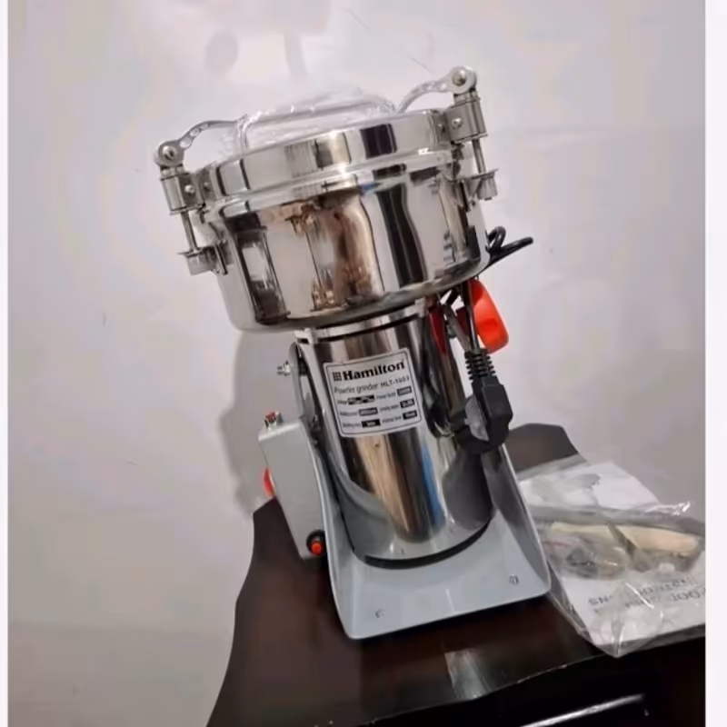 آسیاب صنعتی همیلتون مخصوص عطاری 1 کیلویی 1050 گرم سیم پیچ موتور تمام مس ایتالیا 2000وات 12ماه گارانتی و ضمانت تعویض