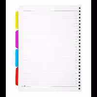 کاغذ کلاسوری 26 سوراخ تکنو