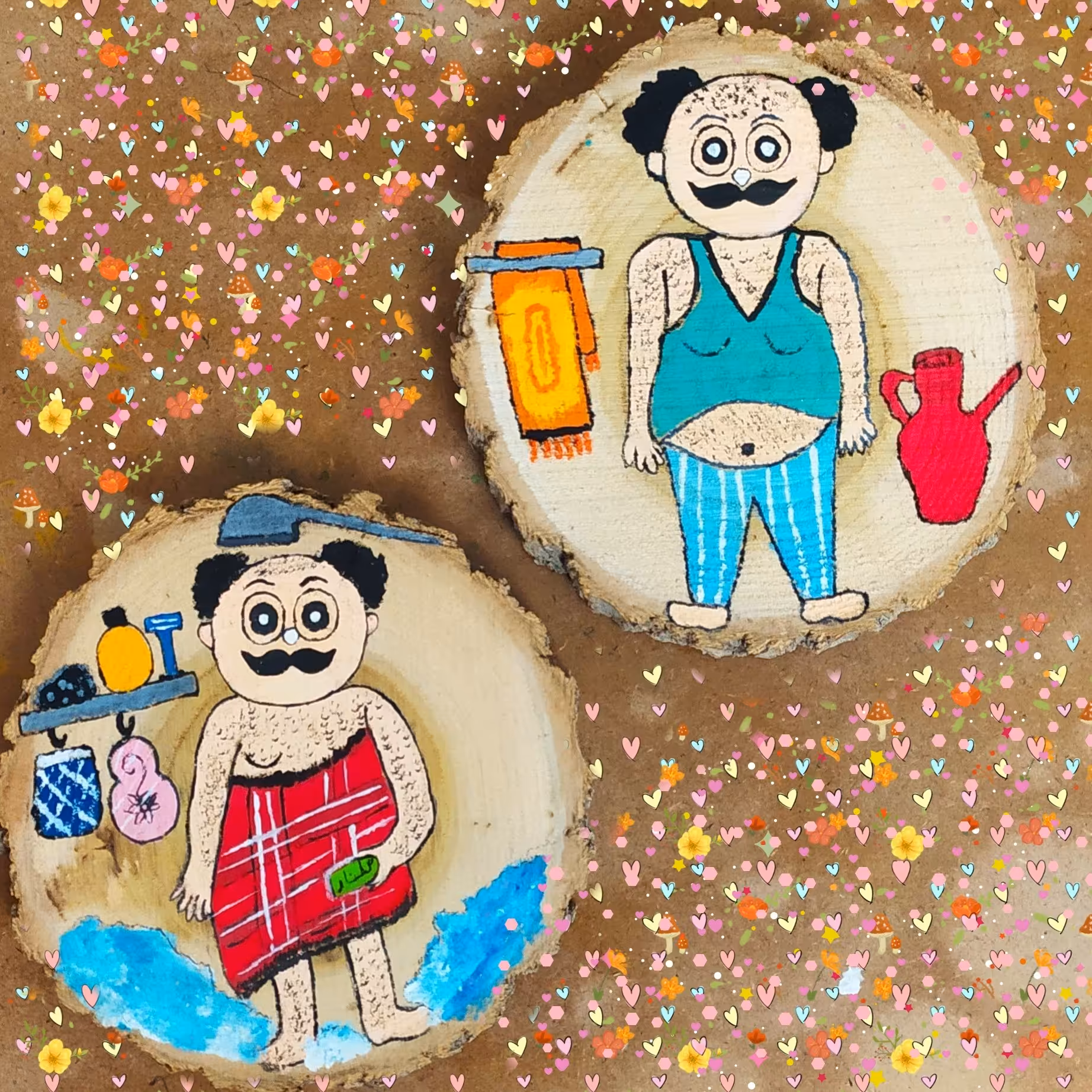 نشانگر حمام و دستشویی